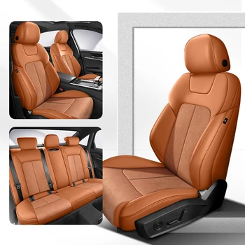 Araba Koltuğu Kapakları Volvo Xc90 V50 S60 V40 V70 Xc60 S90 Xc40 C30 C70 S80 Özel Deri Aksesuarları