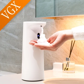 VGX Fotoselli İndüksiyon Sabunluk Banyo Otomatik Sensör köpük sabun sabunluğu Akıllı Kızılötesi Sensör Sıvı Sabunluk