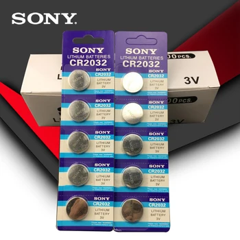 200 adet / grup SONY Orijinal cr2032 Düğme Pil 3V Sikke Lityum Pil İçin İzle Uzaktan Kumanda Hesaplama cr2032
