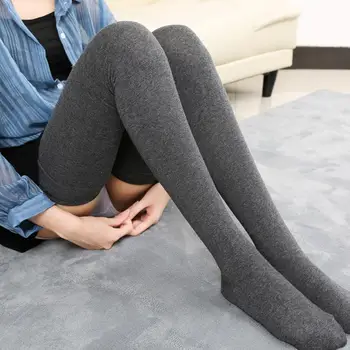 YENİ Diz Çorap Kadın Pamuk Uyluk Yüksek Diz Üzerinde Çorap Bayanlar Kızlar İçin 2023 Sıcak 80cm Süper Uzun Çorap Seksi Medias
