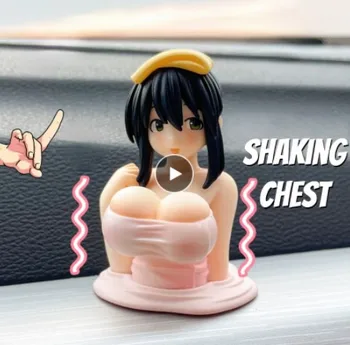 Iç Araba Dashboard Süslemeleri Widget Seksi Anime Göğüs Sallayarak Süsleme Kız Erkek Ev Dekor Hediyeler Kanako
