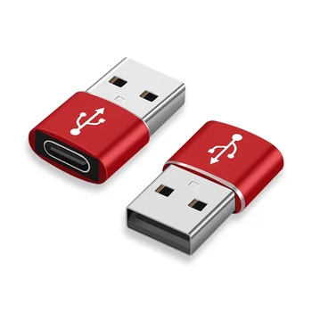 Minyon ve Taşıması Kolay USB Tip C Adaptörü USB 3.0 Tip A Erkek USB 3.1 Tip C Dişi Dönüştürücü USB C Şarj Veri Transferi