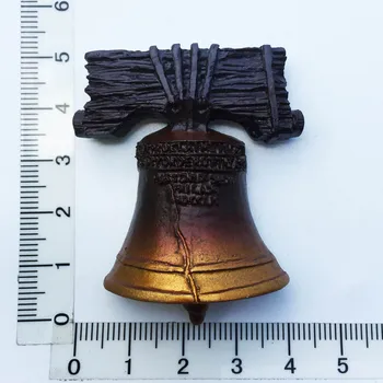 ABD Philadelphia Liberty Bell, üç boyutlu manyetik etiketleri ve dondurucu etiketlerini sembolize ediyor