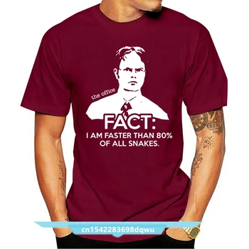 Erkekler T Gömlek Ofis TV Gösterisi Dwight Aslında Daha Hızlı Yılanlar komik tişört Yenilik Tshirt Kadın