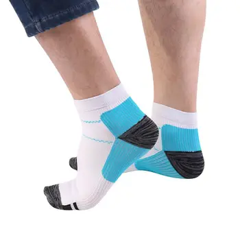 1 Çift Ayak varis çorabı Plantar Fasiit Topuk Spurs Kemer Ağrısı Rahat Çorap Venöz Çorap