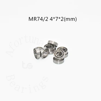 Minyatür Rulman MR74-2ZZ mr74zz 10 Adet 4*7*2 (mm) ücretsiz kargo krom çelik Mekanik ekipman parçaları