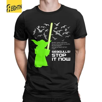 Bebek Yoda erkek T Shirt Mandaloryalı Star Wars Rahat Unisex Tee Gömlek Kısa Kollu Ekip Boyun Tişörtleri %100 % Pamuk Yaz Tops
