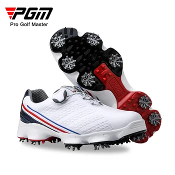 PGM golf ayakkabıları Erkek Rahat Topuzu Toka Golf erkek ayakkabıları Su Geçirmez Geniş Taban Sneakers Sivri Kaymaz
