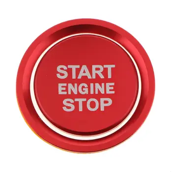 Araba Motoru Push Start Stop düğme kapağı Trim Ateşleme başlatma anahtarı Düğmesi topuzu Sticker Audi A4 A5 B9 2017 2018