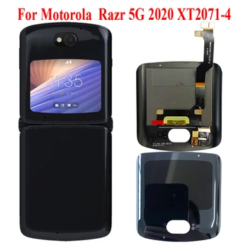 Motorola Moto Razr 5G 2020 XT2071 - 4 lcd Ekran 6.2 İnç + Dokunmatik Ekran Digitizer Meclisi Değiştirme Motorola Razr 5G