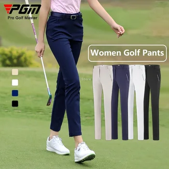 Kemeri gönder! Golf Pantolon Kadın Pantolon Su Geçirmez Elastik Pantolon Bayanlar Tayt Spor Terlemeleri Çabuk Kuruyan gündelik spor giyim