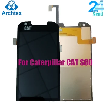 Caterpillar CAT S60 için Orijinal LCD Ekran ve Dokunmatik Ekran Digitizer Meclisi +Araçları 4.7 inç 1280x720 P