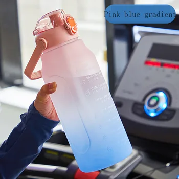 Su Şişesi Saman ile 1.5 Litre Büyük Kapasiteli BPA Ücretsiz Motivasyon Zaman İşaretleyici Spor Testiler Shaker Spor SALONU İçme Sürahi