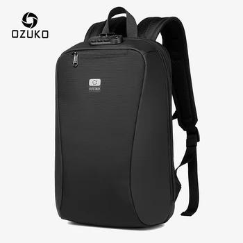 OZUKO Anti hırsızlık Sırt Çantası Erkekler Su Geçirmez Laptop Sırt Çantası Fit 15.6 inç Erkek Seyahat Çantası Okul gençler için sırt çantaları Mochila Yeni